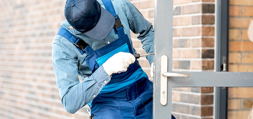 Pivot Storefront Door Locks Installation in Hoffman Estates, Illinois