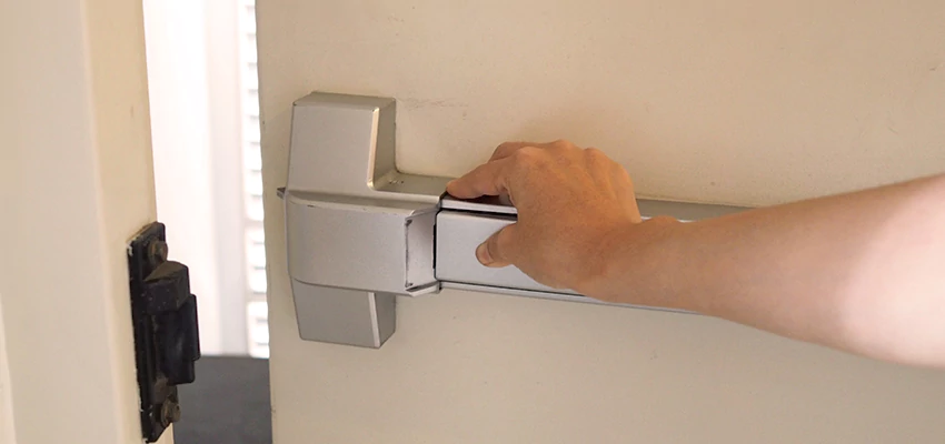 Roller Gate Panic Bar Installation in Hoffman Estates, Illinois